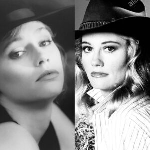 Meredith Monroe Instagram - Fun times with #oldheadshotday! #betterlatethannever photo by Terry Shoulders when I was a #weebabe I was always compared to #cybillshepherd I’ll take it! #classicbeauty #funny #talented #actor #model #hats #blondes