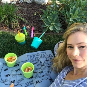 Meredith Monroe Instagram - Thanks #silikids #gosili making #snacktime & #garden time #adventure so much fun! #spoons for #shovels #lookingforburiedtreasure #nottooearly for #wanderlust future #roadtrippers 🌈