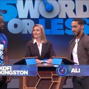 Meredith Vieira Instagram - Repost @25wordsorlesstv 
Tomorrow we have another #WWESMACKDOWN with @wwebige @thetruekofi @apollowwe and @aliwwe! Who do you think will be the champion? Find out tomorrow on #25wordsorless! Go to www.25words.com for local listings.