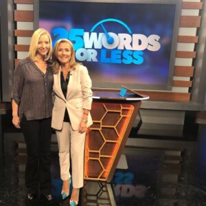 Meredith Vieira Instagram - Tomorrow will be an exciting day as @lisakudrow and I will be LIVE on @25wordsorlesstv, showing all our followers a sneak peak of #25WordsorLess. We will even have a surprise guest with us! Be sure to catch us tomorrow, around 5:45pm PST on @25wordsorlesstv.