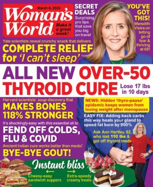 Meredith Vieira Instagram - Honored to be featured on the cover of Woman’s World Magazine!