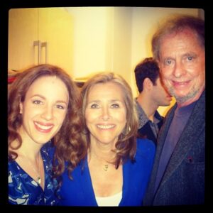 Meredith Vieira Instagram - Last week, I went to see Beautiful - The Carole King Musical  with Richard and my  @mvshowproducers. It took me back to the day I graduated from high school. I was lying on my bed, playing Carole King’s "You’ve Got A Friend" over and over again, crying, because I thought I'd never see my friends again.  I’ll never forget when she surprised me on my last @TODAYshow and sang that song to me. Here’s a photo I was able to take with Richard and Jessie Mueller, who played Carole King.