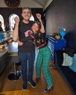Merlin Griffiths Instagram - When the world renowned, tv famous, master bartender, and global ambassador for Bacardí shows up in his Kirby tshirt, you know it's gonna be a funky kinda day

Not only are you such an incredible person @merlinfdc4 , the wisdom you imparted on us today was priceless 🙏 so glad you came back to Laverstoke to help us #shakeyourfuture

Also - Kirby is trying to eat me