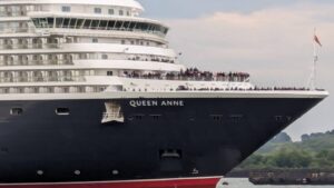 Merlin Griffiths Instagram - Excited to have a peek around the new Cunard Queen Anne tomorrow before her maiden voyage. Already planning to try the Archery range amongst other treats.
#CunardQueenAnne #CUN4RD #CruiseLife #Bartender