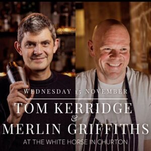Merlin Griffiths Instagram - Very much looking forward to this special evening. Weds 15th Nov, @whitehorsechurton . Head to their website to book. @cheftomkerridge can't wait to meet you Chef. @garyushercook thank you for inviting me. 🥂
#pub #hospitality #cocktails