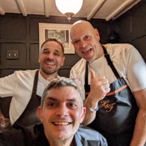 Merlin Griffiths Instagram - The #pub legends that are @garyushercook and @cheftomkerridge !!
Great pop-up night at @whitehorsechurton - thank you to all 104 guests who came along.
Remember, #supportyourlocal this festive season 🍻