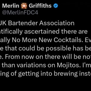 Merlin Griffiths Instagram - #drinkstagram🍸