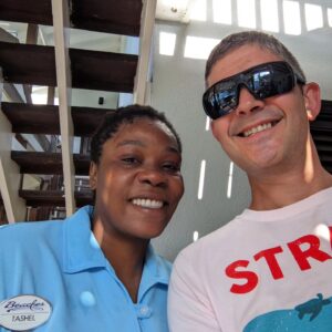 Merlin Griffiths Instagram - Final holiday post - #Hospitality beyond the location and services what truly defines hospitality is its people. Here are a few @beaches_uk Negril people that deserve mention:
Tashel (housekeeping) for giving my daughter joy with her superb towel animals every day
Mario (bar) for being great company as well as a kind bartender
Tashell (waiter) for excellent friendly service
Shaneak (beach waiter) for good chat and some of the best tray skills I've ever seen
Shereen (chef) for her outstanding barbecue pork
And to all the other staff who helped make a great holiday, cheers! 🍻
Hopefully see you again #Jamaica 🇯🇲👍