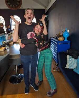 Merlin Griffiths Instagram - When the world renowned, tv famous, master bartender, and global ambassador for Bacardí shows up in his Kirby tshirt, you know it's gonna be a funky kinda day

Not only are you such an incredible person @merlinfdc4 , the wisdom you imparted on us today was priceless 🙏 so glad you came back to Laverstoke to help us #shakeyourfuture

Also - Kirby is trying to eat me
