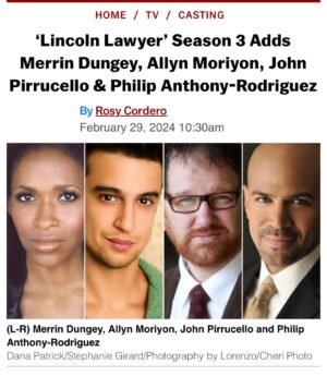 Merrin Dungey Instagram - We back baby!! 
‘Twas a long 16 months but I’m SO grateful to be working again and with such a wonderful group! Coming soon @lincolnlawyernetflix season 3!
