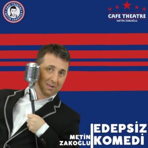 Metin Zakoğlu Instagram - Metin Zakoğlu STANDUP gösterisi EDEPSİZ KOMEDİ ile 19 Mayıs Pazar 21:00’de CAFE THEATRE @istmarinaavm da sahnede. Biletler @biletix @biletinial da