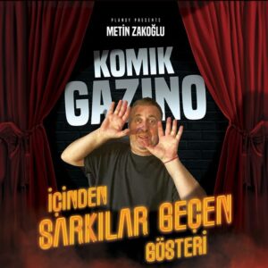 Metin Zakoğlu Instagram - Her cuma ve cumartesi olduğu gibi yine KOMİK GAZİNO adlı muhteşem konser ve Standup iç içe bir kabare gecesine davetlisiniz. Büyük keman virtüözü @selahattinellek ve orkestrasının eşlik edeceği bu geceyi çok seveceksiniz. Biletler @biletix @biletinial @bubilet ve @mobilet  de. Rezervasyon;05322804739