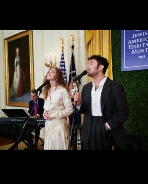 Micaela Diamond Instagram - frolicking through the White House with some of the most talented boys on the planet. 🫶🏼

two piece dreams by @sarahslutsky 
h/mu @ychristielee 
📸 by @jennyandersonphoto