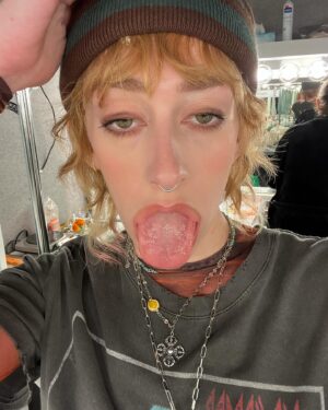 Micaela Diamond Instagram - on my way to our final show to rhyme lamborghinis with vodkatinis one last time. what an enormous puzzle. goodbye dear fritzie!
