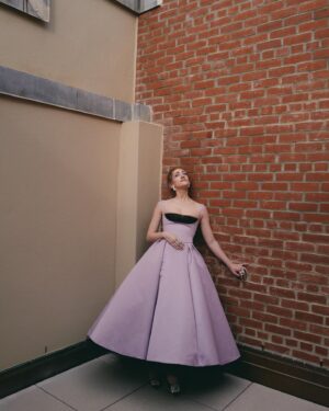 Micaela Diamond Instagram - met gala 23. the lavender dream day. a few more from @jennyandersonphoto. thank you to the village it took to make sure my nipples were centered. and all the other things too. 💜