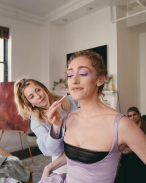 Micaela Diamond Instagram - met gala 23. the lavender dream day. a few more from @jennyandersonphoto. thank you to the village it took to make sure my nipples were centered. and all the other things too. 💜