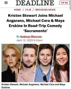 Michael Angarano Instagram - LET’S MAKE A MOVIE !