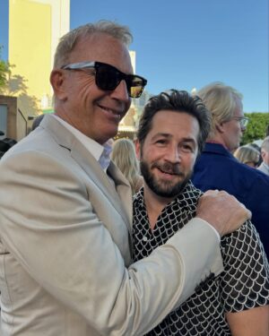 Michael Angarano Instagram - HORIZON had its premiere in LA last night and @mayaerskine and I had nice little date night. this movie is so fun to see in a theater. it’s a true Western, the kind I always dreamed of being in as a kid. thanks KC for finally bringing me out West. 

@horizonamericansaga comes out 6.28.24. wear some cowboy boots and check it out.