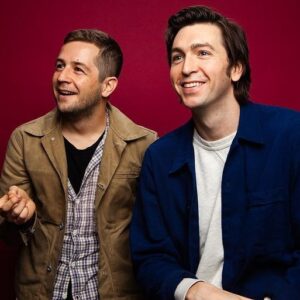 Michael Angarano Instagram - according to my calculations, this mini press day we did for AVENUES happened a year ago today. @nicholasbraun & i spoke about how we’ve been in 4 movies together but this was the hardest one, and then Steven Soderbergh and I drank @singani63 from flasks as we did a q&a to a NY audience mostly comprised of Angarano’s. it was a very good day. and if you haven’t seen it yet, check out AVENUES, the film I wrote & directed on iTunes and prime.