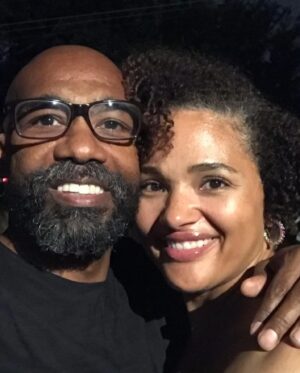 Michael Beach Instagram - Anyone who knows me knows that my wife @mylifeisabeach is, with ZERO equivocation, the most cherished part of my life. I can’t stand not being around her - like I am today 💔
…
I love you Elisha ❤️ #happyvalentinesday❤️