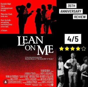 Michael Beach Instagram - Just read that #LEANONME opened in the movie theaters 35 years ago today. WOW! So we shot it 36 years ago in Patterson NJ and certain memories are as clear as a bell. Others not so much 🤣
If I remember correctly we had to do some small reshoots and publicity in LA and that might have been my first trip to LA. It was also the first indication that the studio was excited about and going to push the film. Morgan Freeman wasn’t a star yet so the main thing we had going for us was the director of ROCKY and THE KARATA KID, John Advilson. Of course, even though LEAN ON ME was Morgan’s first starring role, I do recall that he had gotten a best Supporting Oscar nomination for a film called STREET SMART where he played a smooth but dangerous pimp named Fast Black. He also smoked a scene in the film BRUBAKER where he played a tough ass lifer in prison. This was all from the man on ELECTRIC COMPANY😁 Remember when I flipped that desk on him? Tell you that story another time 😏✊🏿💪🏿
…
Anyway, it was a tough shoot for many reasons (maybe I’ll run through those one day) but it was also the first hit movie I had been a part of and I’d only been out of college and a professional actor for about 3 years. #actorslife🎭 #careermemories #longevity #morganfreeman 
Cred: @mercwiththemovies