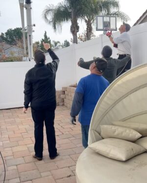 Michael Beach Instagram - Hey people! Happy holidays 🎄🎉🎆
…
Yesterday was a big day for me because it was the start of another project at my house. We had to move a shed in two phases. Swipe to see how part of the day went.