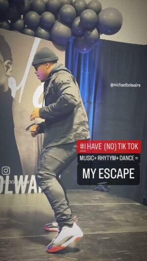 Michael Bolwaire Instagram - THE FOUNDATION TO MY SOUL….

MUSIC, RYTHM, AND DANCE….