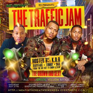 Michael Bolwaire Instagram - PLEASE TAG, SHARE AND REPOST….

#MEATINTHEHEATWEEKEND24

(THE MAIN EVENT)

“THE TRAFFIC JAM”
July 27th
ATLANTA, GA

HOSTED BY: 
K.O.B
Keith (BABYFACE)
Oshea (TOMMY)
BO (DOC)

From the HIT BET TV SHOW 
A.T.Q.M

GUARANTEED TO SELL OUT!!!!

Tix and more info available at 
meatintheheatweekend24.eventbrite.com