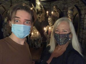 Michael Campion Instagram - nothing to do for halloween? well cmon down to @iconsofdarkness in hollywood 😈 this place is dope and scared the bejesus out of me