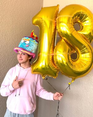 Michael Campion Instagram - swipe to see the first thing i did when i turned 18 yesterday