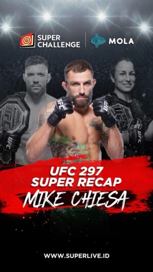 Michael Chiesa Instagram - On to the next!

UFC 297 was awesome! Du Plessis dan Pennington tampil all out dan berhasil go the distance! Keduanya pun keluar sebagai juara baru, Du Plessis juara Middleweight dan Pennington juara Women’s Bantamweight. UFC 297 bakal jadi permulaan dari persaingan-persaingan lainnya yang akan datang!

#INIRASANYASUPER
#SUPERLIVE
#SUPERCHALLENGE
#UFC297