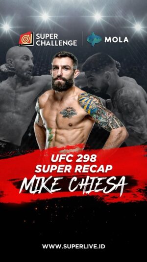 Michael Chiesa Instagram - Topuria has shocked the world!

Topuria berhasil merebut titel juara Featherweight dari Volkanovski! Banyak yang meragukan Topuria, tetapi ia berhasil membuktikannya! Inilah 3 alasan Topuria sukses menjadi juara menurut Mike Chiesa!

#INIRASANYASUPER
#SUPERLIVE
#SUPERCHALLENGE
#UFC298
#TOPURIA