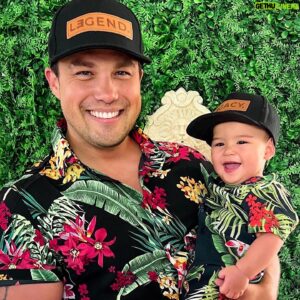 Michael Copon Instagram - Wow…. My little man is 2 years old. The terrific 2’s!! It’s hard to realize how fast it goes by.  I’m so glad I’ve been blessed to be home with him and my wife almost every day these past two years and if I have to travel I take them with me every chance I get! My son has had a passport since 10 months 🤣 GOD is good!! I love nothing more than to make my son laugh and smile.  He loves to dance when I beat box and he can already sing on key.  He climbs up every ladder or table he finds! He is a foodie like me and his mom! He loves to travel! He’s so funny in the car too! We have so many more things to explore my son!! I love you! ❤️