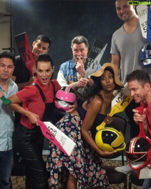 Michael Copon Instagram - Happy Power Ranger day! I designed this new photo in honor of 30 years! I am so humbled by my fans and blessed to have so much love still after all these years! You all keep this brand alive! I have had a lot of you come to me and say how I’ve helped you through tough times and in some times Power Rangers kept you alive, and being that I went through my step father committing suicide when I was only 12 and other friends as well… I’m so happy to be apart of a show that only brings happiness to the hearts of all of you!  A show that gives you an escape from the craziness in this world and shows all of you that you too are hero’s! Red, blue, yellow, pink, green, brown, black, or white… no matter what color you are in this world. If you are righteous and just then you too are a hero in my eyes! Thank you to the producers of power rangers who gave me this platform and now my son in learning about it. The circle of life is amazing! We miss you @jdfffn you will always be a legend! And shout out to all the originals that opened the doors for us! #powerrangers @walterejones @austin_st_john @karanashley @atothedoublej @catherine_sutherland @stevecardenaspr #thuytrang & @jdfffn 

Cheers 🍻 to 30 more years! 

Big shout out and credit to left side art by @carlosdattoliart for the mighty morphin issue 107