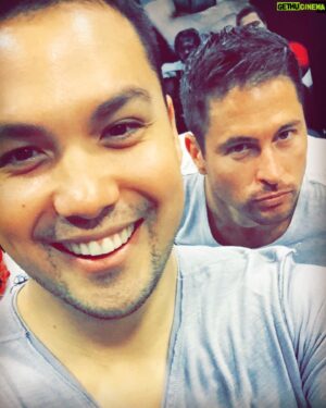 Michael Copon Instagram - Happy Power Ranger day! I designed this new photo in honor of 30 years! I am so humbled by my fans and blessed to have so much love still after all these years! You all keep this brand alive! I have had a lot of you come to me and say how I’ve helped you through tough times and in some times Power Rangers kept you alive, and being that I went through my step father committing suicide when I was only 12 and other friends as well… I’m so happy to be apart of a show that only brings happiness to the hearts of all of you!  A show that gives you an escape from the craziness in this world and shows all of you that you too are hero’s! Red, blue, yellow, pink, green, brown, black, or white… no matter what color you are in this world. If you are righteous and just then you too are a hero in my eyes! Thank you to the producers of power rangers who gave me this platform and now my son in learning about it. The circle of life is amazing! We miss you @jdfffn you will always be a legend! And shout out to all the originals that opened the doors for us! #powerrangers @walterejones @austin_st_john @karanashley @atothedoublej @catherine_sutherland @stevecardenaspr #thuytrang & @jdfffn 

Cheers 🍻 to 30 more years! 

Big shout out and credit to left side art by @carlosdattoliart for the mighty morphin issue 107