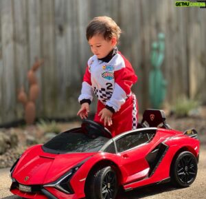 Michael Copon Instagram - We had an amazing time celebrating Malachi’s second birthday with his family!! I still can’t believe he is two and growing so fast! He loves cars and racing like lucas!! Thank you to everyone who helped set up and watch Malachi while we finished setting up his surprise! #twofast
