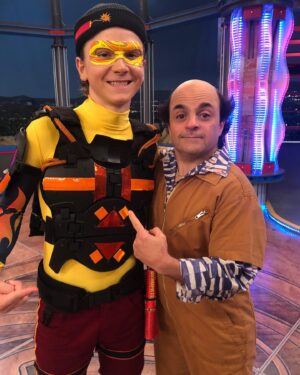 Michael D. Cohen Instagram - @themitchellberg #lildynomite is back! Okay, so he’s Big Dynomite now…What did you think of last night’s episode? Was it dynamite? @henrydangerforce @nickelodeon 
.
.
.
.
.
dangerforce #henrydanger #henrydangerfam #nicktv #nickelodeon #nickelodeonnetwork #nickshow #henrydangerfans #henrydangershow #kidstv #kidstvshow #schwoz #bose #brainstorm #captainman #raymanchester #chapa #volt #mika #shoutout #miles #awol @therealcooperbarnes havanflores @missdanaheath @littlegardenhigh @lucaluhan #dangerforce