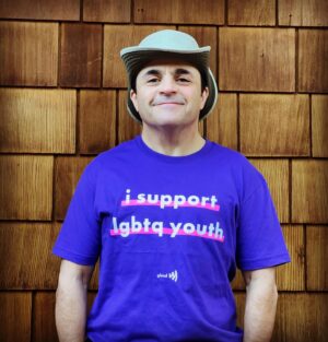 Michael D. Cohen Instagram - Today is #SpiritDay! 💜 Show LGBTQ youth that we've got their back - go purple! Link in bio. @glaad