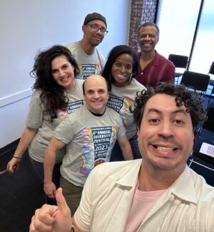 Michael D. Cohen Instagram - I had the privilege of doing an improv show today with these ridiculously talented people at @thegroundlings #diversityfestival.