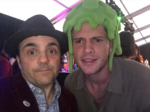 Michael D. Cohen Instagram - The #KidsChoiceAwards were a blast! Thank you @nickelodeon! In 8 years this was my first time getting slimed. It was an honor…I think. 
.
.
.
.

#dangerforce #henrydanger #henrydangerfam #nicktv #nickelodeon #nickelodeonnetwork #nickshow #henrydangerfans #henrydangershow #kidstv #kidstvshow #schwoz #bose #brainstorm #captainman #raymanchester #chapa #volt #mika #shoutout #miles #awol @therealcooperbarnes @havanflores @missdanaheath @littlegardenhigh @lucaluhan #dangerforce