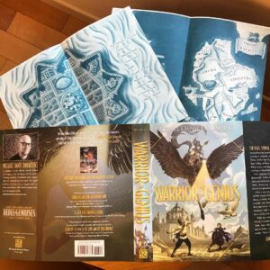 Michael Dante DiMartino Instagram - #warriorgenius cover and map proofs. Book is out on January 2!