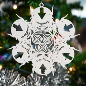 Michael Dante DiMartino Instagram - Happy holidays to everyone! Wishing you all the best during these challenging times. I miss celebrating with family and friends this year so here are a few Avatar ornaments from the DiMartino tree to brighten the mood! Stay safe and healthy out there.
.
.
.
.
.
#avatar #avatarthelastairbender #michaeldantedimartino #legendofKorra #avataraang #avatarkorra #avatarfandom #fantasytvseries #korra #iroh #zuko #momo #appa 
🌊⛰🔥🌪