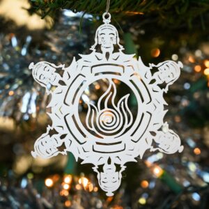 Michael Dante DiMartino Instagram - Happy holidays to everyone! Wishing you all the best during these challenging times. I miss celebrating with family and friends this year so here are a few Avatar ornaments from the DiMartino tree to brighten the mood! Stay safe and healthy out there.
.
.
.
.
.
#avatar #avatarthelastairbender #michaeldantedimartino #legendofKorra #avataraang #avatarkorra #avatarfandom #fantasytvseries #korra #iroh #zuko #momo #appa 
🌊⛰🔥🌪