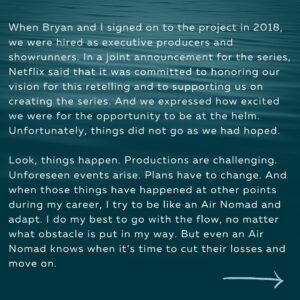 Michael Dante DiMartino Instagram - @bryankonietzko also wrote a statement concerning our departure.
🌊⛰🔥🌪
.
.
.
.
.
.
#avatar #avatarthelastairbender #michaeldantedimartino #legendofKorra #avataraang #avatarkorra #avatarfandom #fantasytvseries #korra #uncleiroh #iroh #stoicphilosophy #irohquotes
