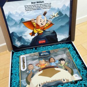Michael Dante DiMartino Instagram - Thanks to @fisherprice for sending me these super cute little people. They came out great! So charming! #avatarthelastairbender #aang #katara #sokka #toph