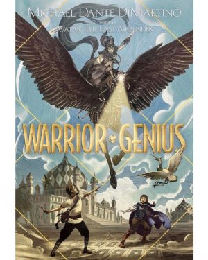 Michael Dante DiMartino Instagram - Cover reveal for WARRIOR GENIUS, the second book in my REBEL GENIUS SERIES.