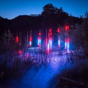 Michael Dante DiMartino Instagram - Cool light installations at #descansogardens