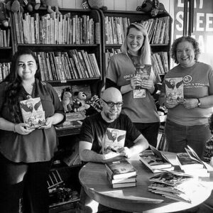Michael Dante DiMartino Instagram - Thanks to @onceuponatimebkstore for hosting the launch of #WARRIORGENIUS and to everyone who came out to support me and my books.

If you want to order a signed copy of REBEL GENIUS, WARRIOR GENIUS, or TURF WARS, VOL. 1, you can contact Once Upon a Time online or by phone to order signed copies.