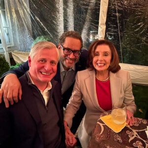 Michael Eric Dyson Instagram - It’s a pleasure to be with the brilliant author Jon Meacham & the vivacious Speaker of the House (before she was found to have Covid). The dinner conversation was off the chart with them and other esteemed guests.