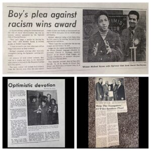 Michael Eric Dyson Instagram - Permit me just a bit of nostalgia since social media wasn’t around when I was a young man. These newspaper clippings are from The Detroit News (“Boy’s plea against racism wins award”) The Michigan Chronicle (citing me as a “Boy Wonder”12-year-old champion orator who “drew a standing ovation from the audience”) and another local paper (which cited the requirements for the speech contest pictured here as “a 4 to 5 minute deliverance completely memorized”). 

When folk ask me how I endure the racial hatred (calling me racist epithets while tagging me a racist and threatening my life) vicious lies and slander (making baseless and false claims of me as a predator in careless media and on social media by those who claim to abide by justice and by proof and not unfounded hearsay or untrue allegation) and unprincipled professional derision (including by some whose work I nevertheless read and support), I remind them that I’ve been speaking, writing, advocating, protesting, marching, and amplifying the needs and interests of the oppressed for more than 50 years! I will continue to bear witness and love justice as long as there is breath in my body. Love y’all!🙏🏽❤️